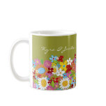 Spring Flowers Announcement / Gift / Favours Mug