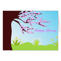 Spring flowers - Card