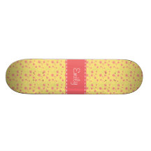 Spring Flowers; Floral Pattern Skate Decks