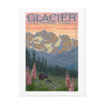 Spring Flowers - Glacier National Park, MT Post Card