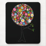 Spring Flowers Pop Tree Fun Custom Gift Mousepad
