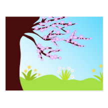 Spring flowers - Postcard