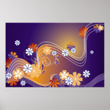 spring flowers print