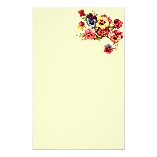 Spring Flowers Stationery