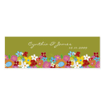 Spring Flowers Thank You / Gift Tag / Announcement Business Cards