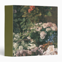 Spring Flowers Vinyl Binder