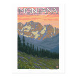 Spring FlowersMontanaVintage Travel Poster Postcards
