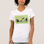 Spring Fun Labradors Painting Tee Shirt