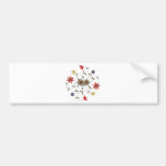 Spring Garden Flowers Bumper Sticker