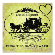Spring Green This Day Forward Wedding Invitet