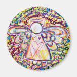 Spring Hearts Cancer Angel Magnet