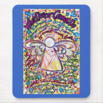 Spring Hearts Cancer Cannot Do Angel Mousepad