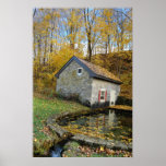 Spring House in Fall posters