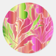 Spring I Round Sticker