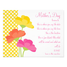 Spring In Bloom Custom Invitation