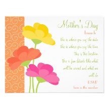 Spring In Bloom Personalized Invitations