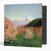 Spring in Italy, 1890 3 Ring Binder