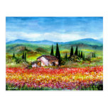 SPRING IN TUSCANY POST CARD