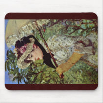 Spring (Jeanne) By Manet Edouard Mouse Pad