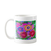 Spring Love For You -  Vibrant Foral Romance V1 Coffee Mugs