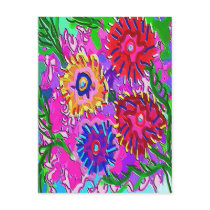 Spring Love For You -  Vibrant Foral Romance V1 Postcards