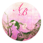 SPRING MONOGRAM STICKERS