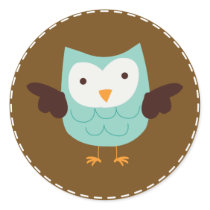 Spring Owl {aqua}