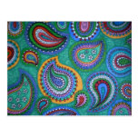Spring Paisley Postcard