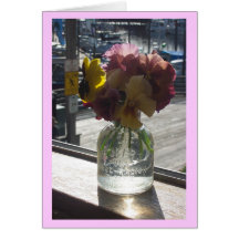 Spring Pansies Card
