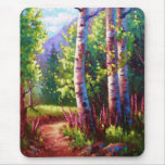 Spring Path Mouse Pad