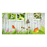 spring pic personalized photo card