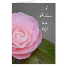 Spring Pink Rose Mother's Day Card