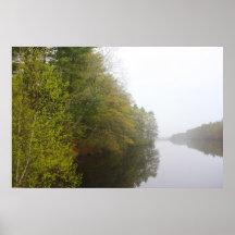Spring Rain, Wheaton Farm Conservation, Easton MA Poster