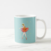 Spring Recital Ballerina Mugs