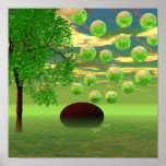 Spring Renewal – Lemon & Lime Life Force Poster