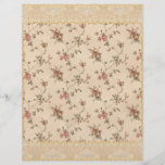 spring romance victorian rose pattern full color flyer