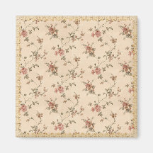 spring romance victorian rose pattern refrigerator magnet