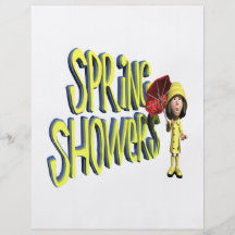 Spring Showers Personalized Flyer