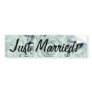 Spring Soft Green Roses + Satin Bouquet, template Bumper Sticker