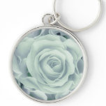 Spring Soft Green Roses + Satin Bouquet, template keychains