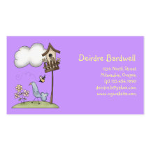 Spring Stuff · Birdhouse & Bird Business Card Templates