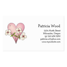 Spring Things · Heart & Flowers Business Cards