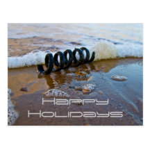 Spring Tide Happy Holidays Postcard