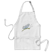 Spring Time · Blue Butterfly Apron