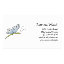 Spring Time · Blue Butterfly Business Card