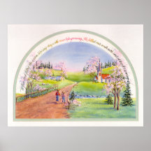 SPRING TIME by SHARON SHARPE Poster