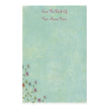 Spring Time Flowers Stationery