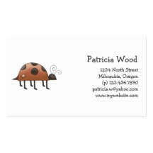 Spring Time · Ladybug Business Card