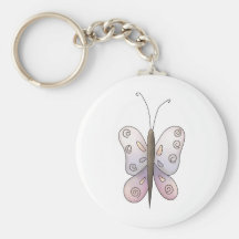 Spring Time · Purple Butterfly Keychain