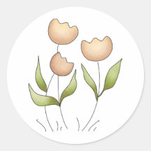 Spring Time · Tulips Sticker